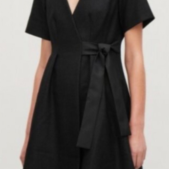 COS TIE-UP WOOL DRESS - Picture 2 of 6